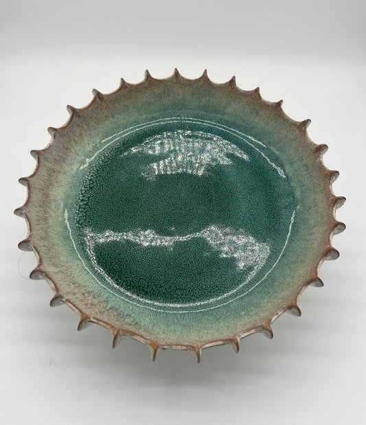 EPIC Blue and Pink Ombre Ridged Plate