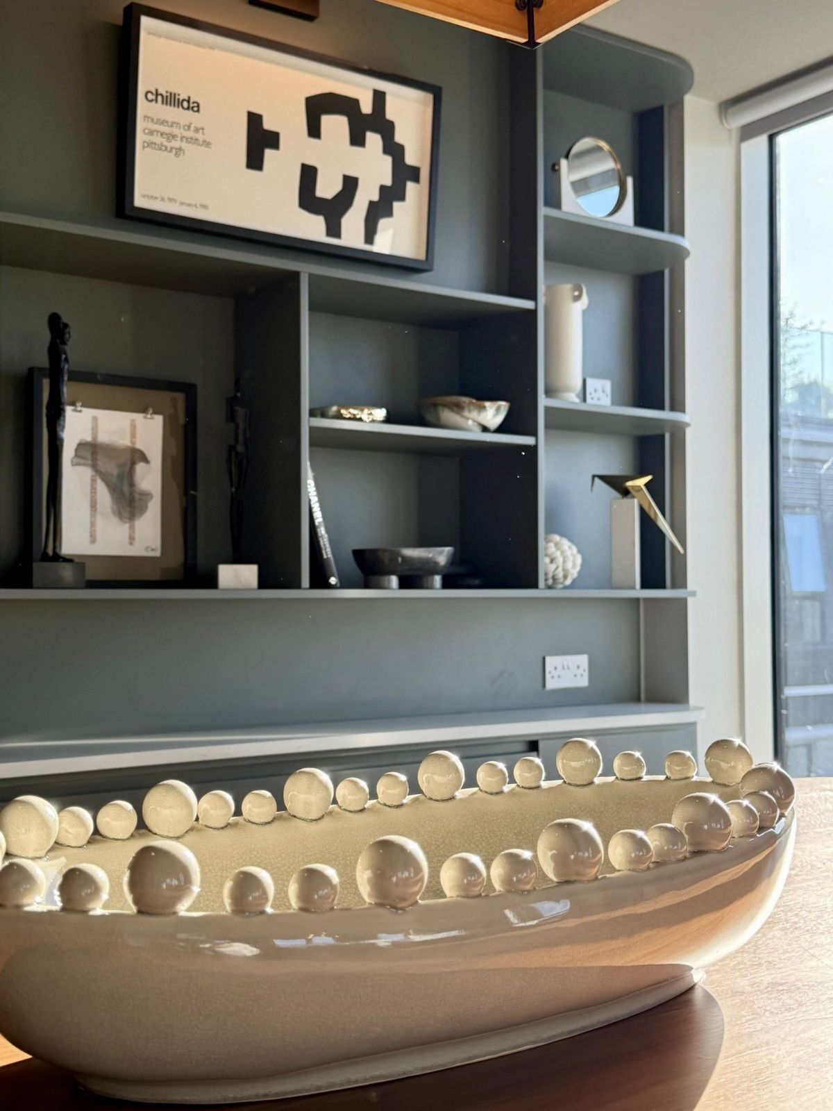 EPIC White Oval Bobble Edged Bowl