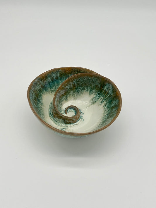 EPIC Green Ombre Shell Effect Bowl